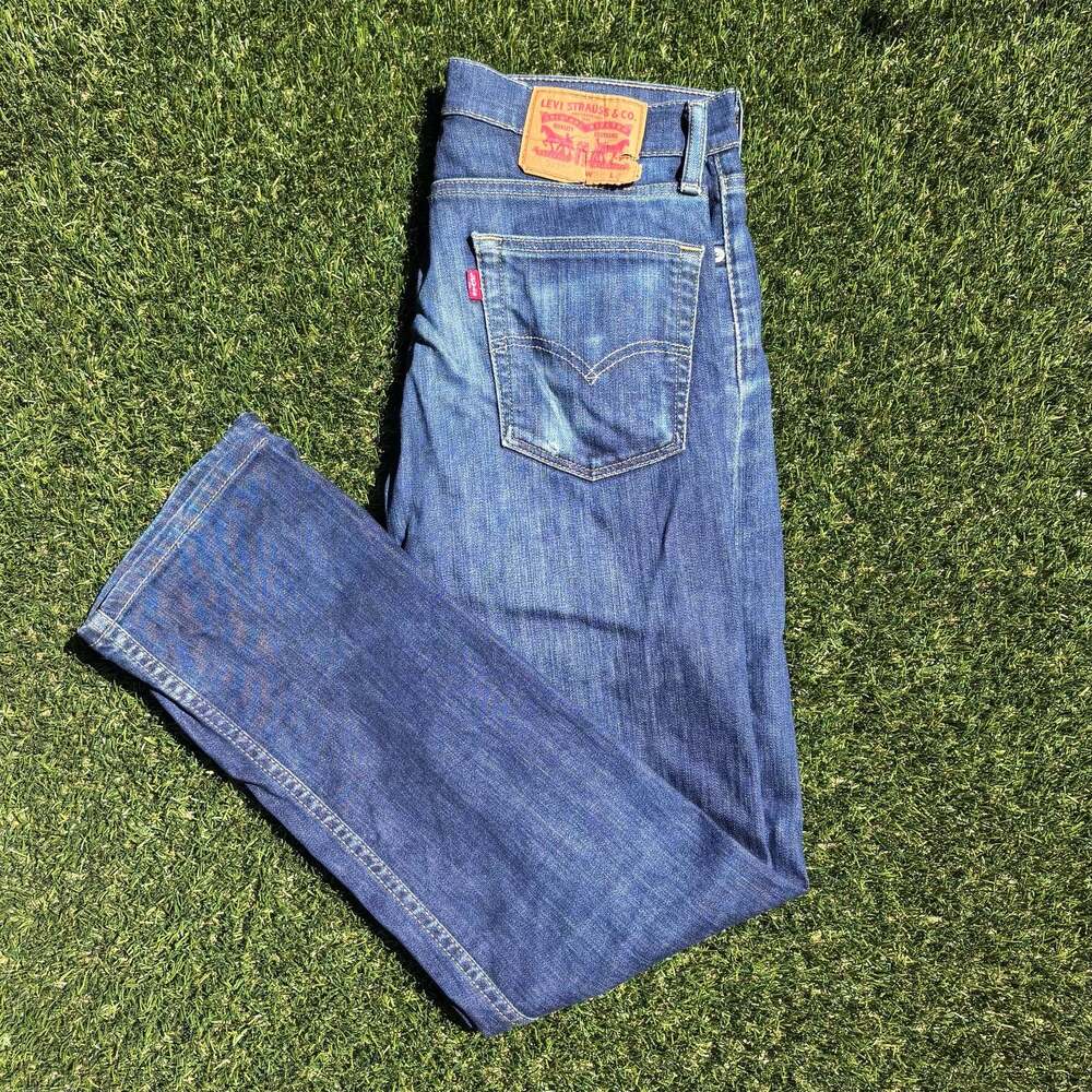 Levi's Women's Blue Denim Medium Wash 513 Jeans Size W29 L30